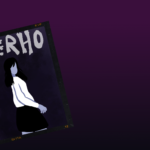 Piirretty pelkistetty naishahmo ja logoteksti KERHO